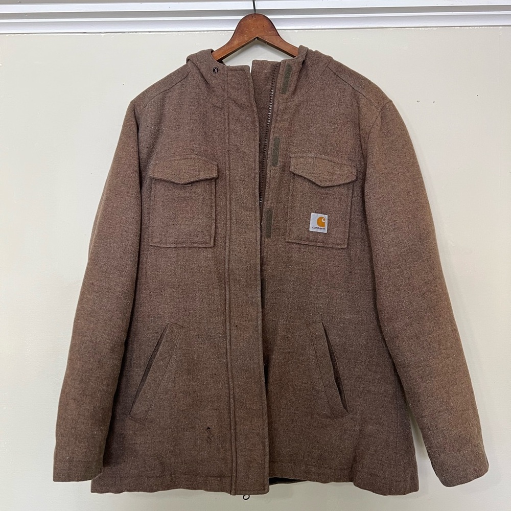 Carhartt Brown Hooded Jacket